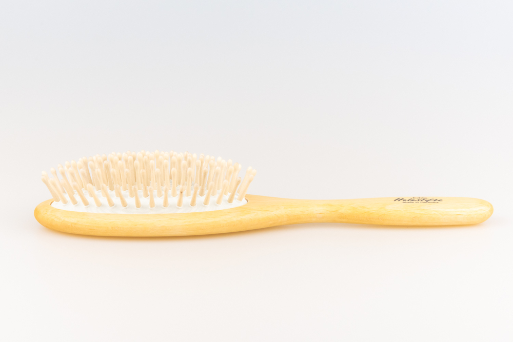 Preview: Haarbürste Holzstifte groß oval